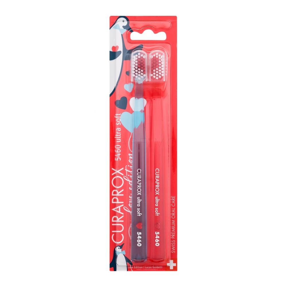 Curaprox 5460 Ultra Soft Duo Love Edition Zobna ščetka Set