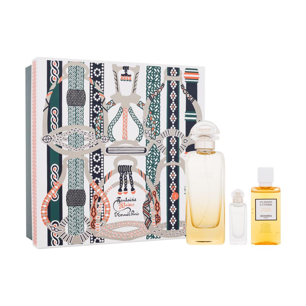 Hermes Un Jardin à Cythère Fantaisie d'Etriers Darilni set toaletna voda 100 ml + toaletna voda 7,5 ml + gel za prhanje 40 ml