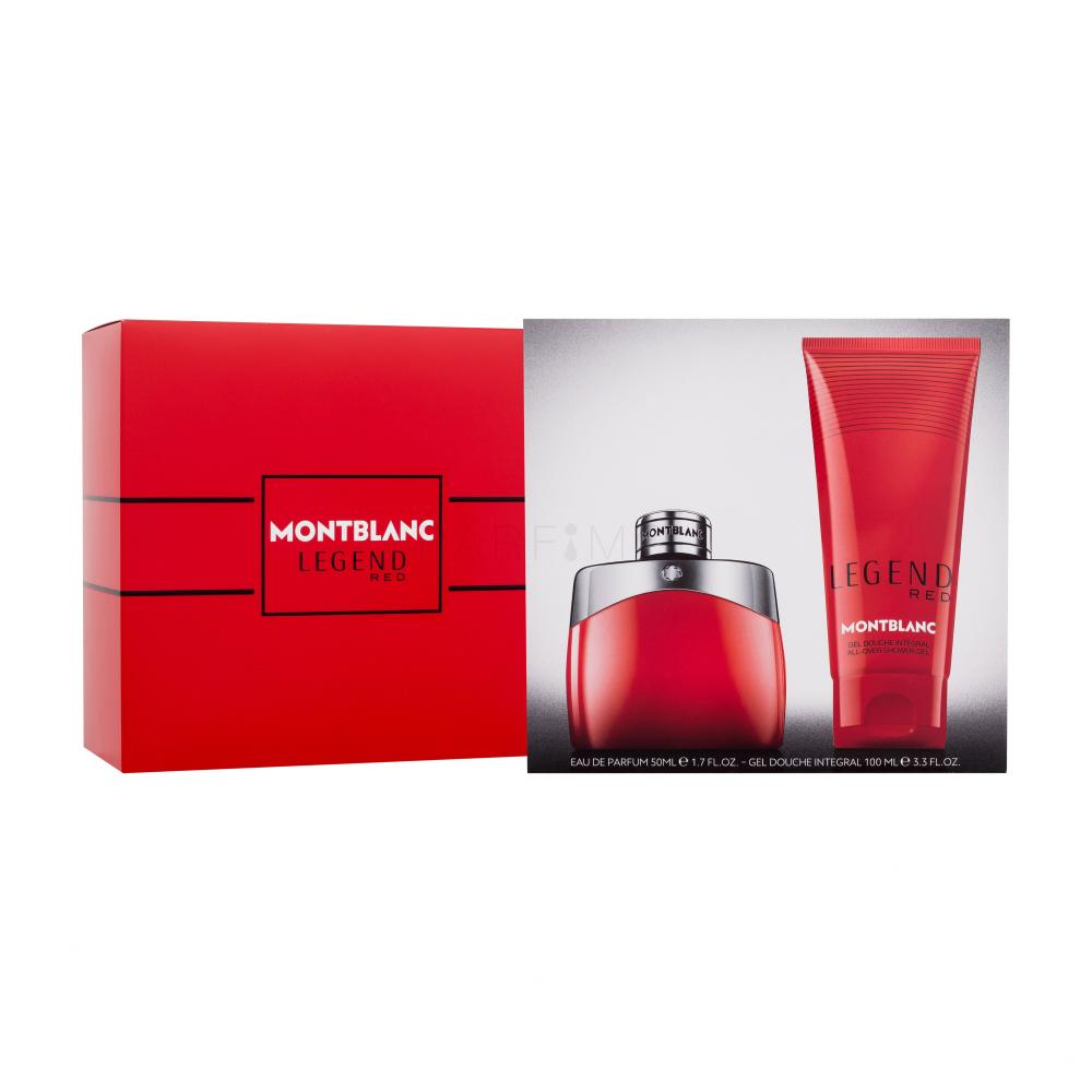 Montblanc Legend Red Darilni set parfumska voda 50 ml + gel za prhanje 100 ml