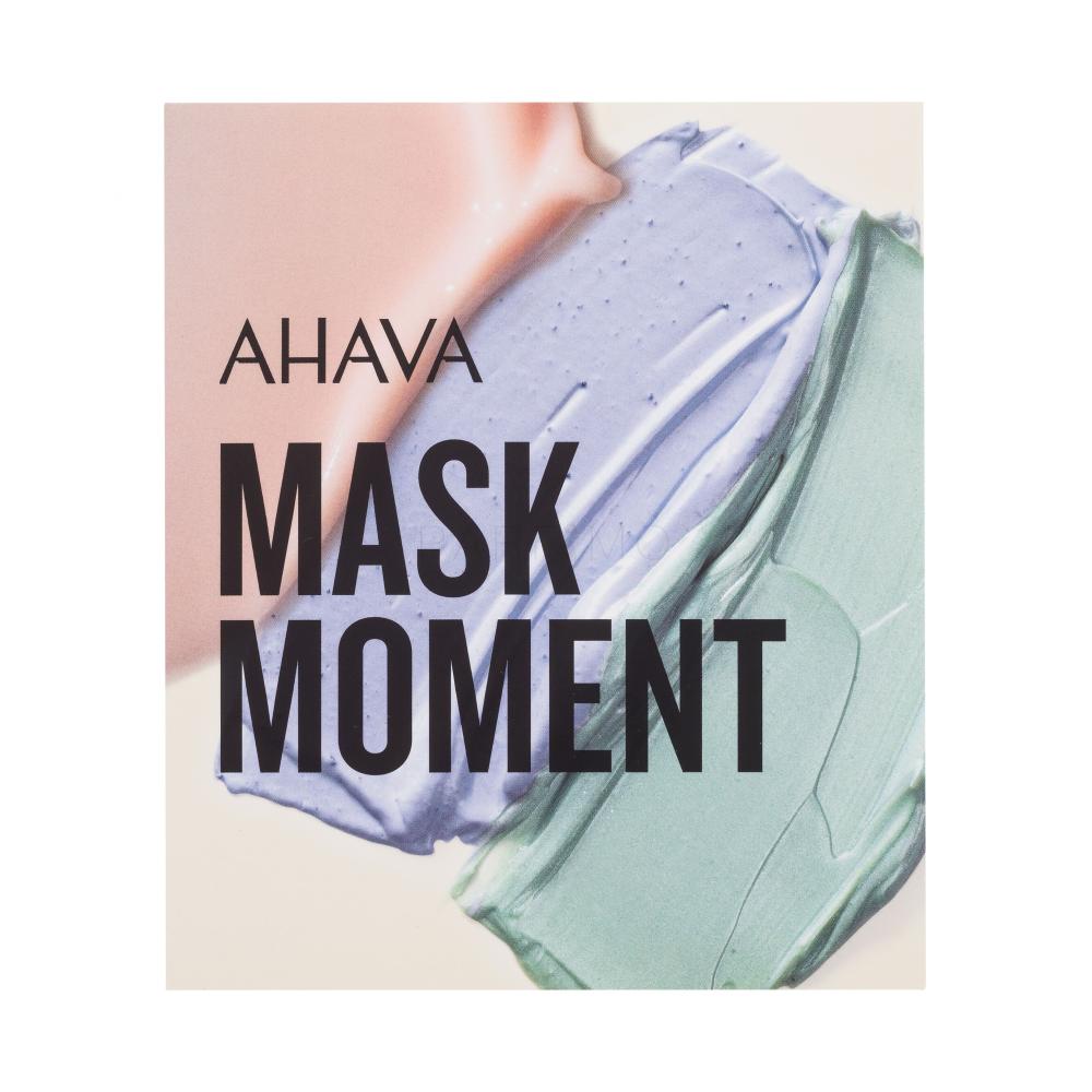 AHAVA Mask Moment Darilni set maska Mineral Mud Brightening & Hydrating Mask 6 ml + maska Mineral Mud Clearing Mask 6 ml + maska Dunaliella Algae Refresh & Smooth Peel-Off Mask 8 ml + maska Purifying Mud Mask 8 ml + maska Extreme Radiance Lifting Mask 8 ml + maska Hydration Cream Mask 8 ml + piling 