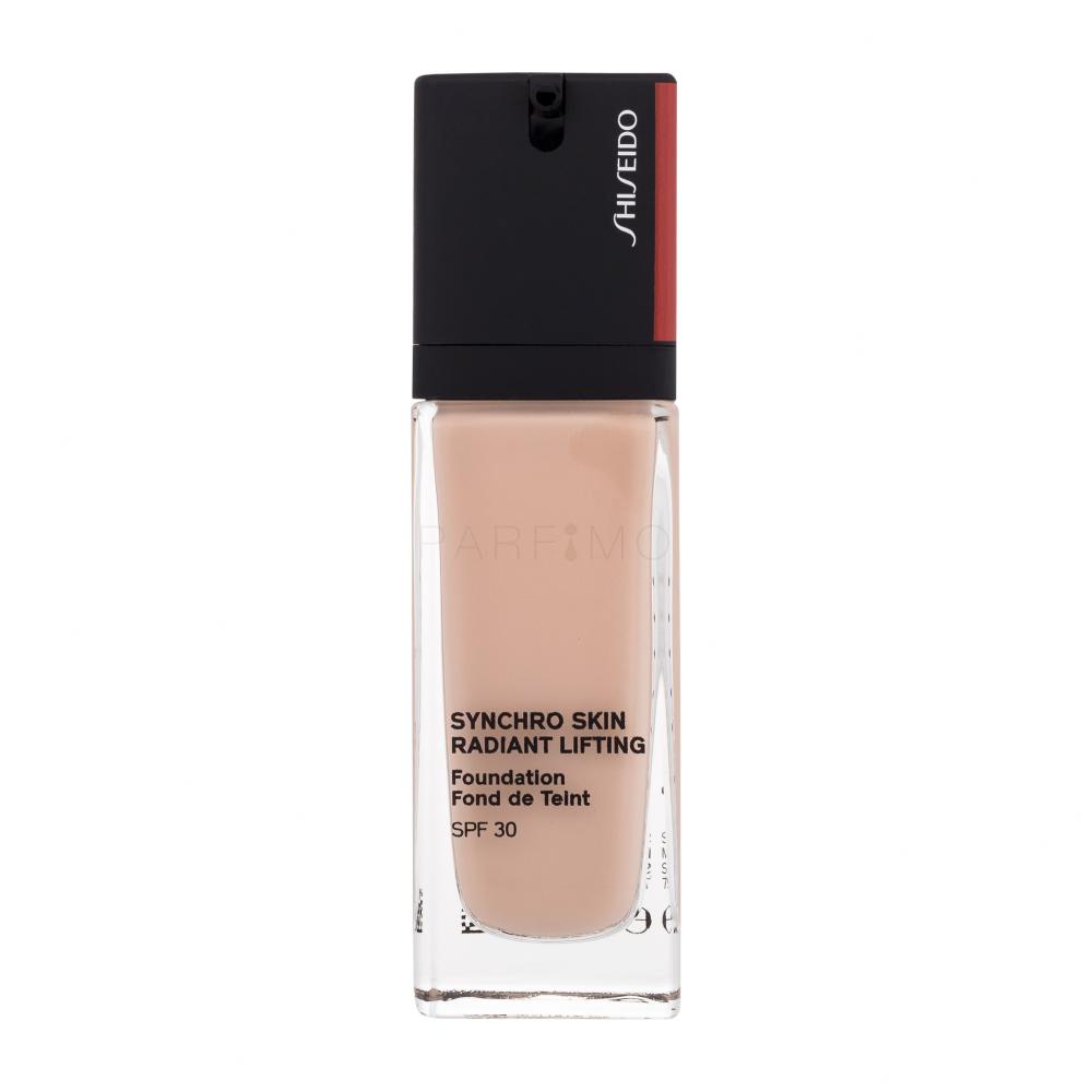 Shiseido Synchro Skin Radiant Lifting SPF30 Puder za ženske 30 ml Odtenek 140 Porcelain