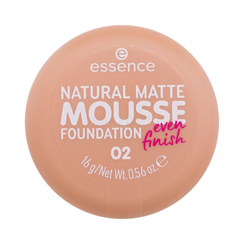 Essence Natural Matte Mousse Puder za ženske 16 g Odtenek 02