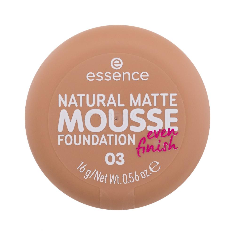 Essence Natural Matte Mousse Puder za ženske 16 g Odtenek 03