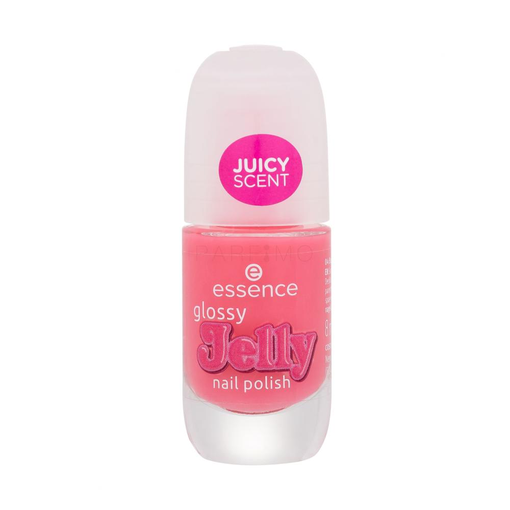 Essence Glossy Jelly Lak za nohte za ženske 8 ml Odtenek 04 Bonbon Babe