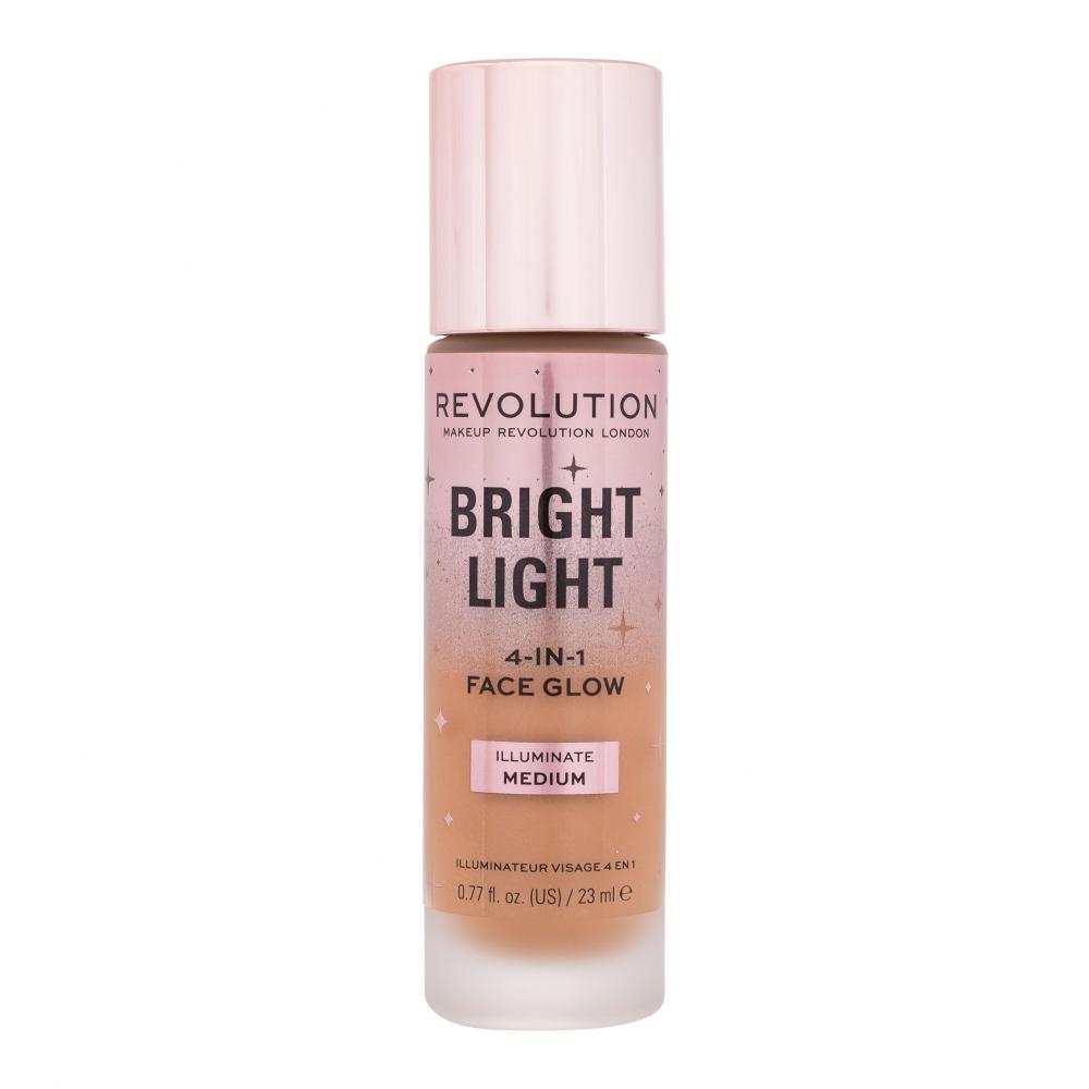 Makeup Revolution London Bright Light Face Glow Puder za ženske 23 ml Odtenek Illuminate Medium