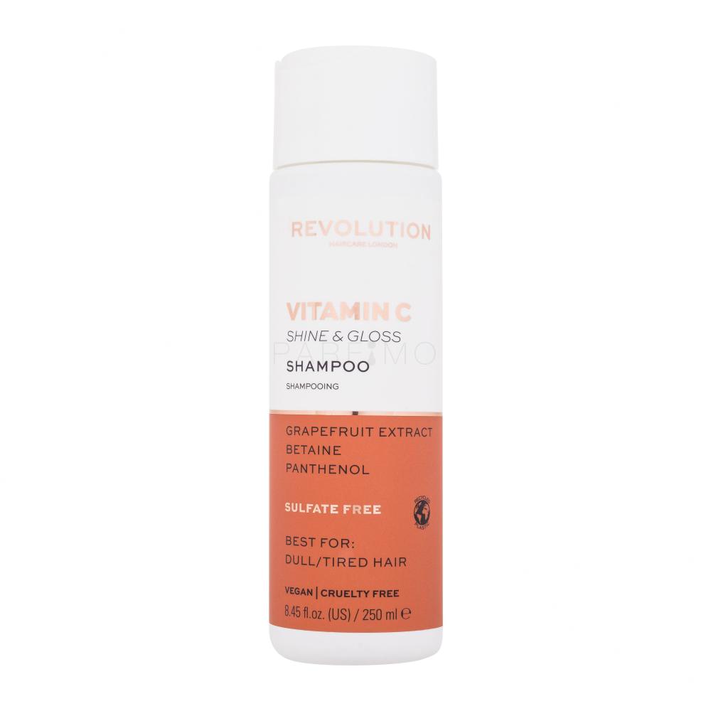 Revolution Haircare London Vitamin C Shine & Gloss Shampoo Šampon za ženske 250 ml