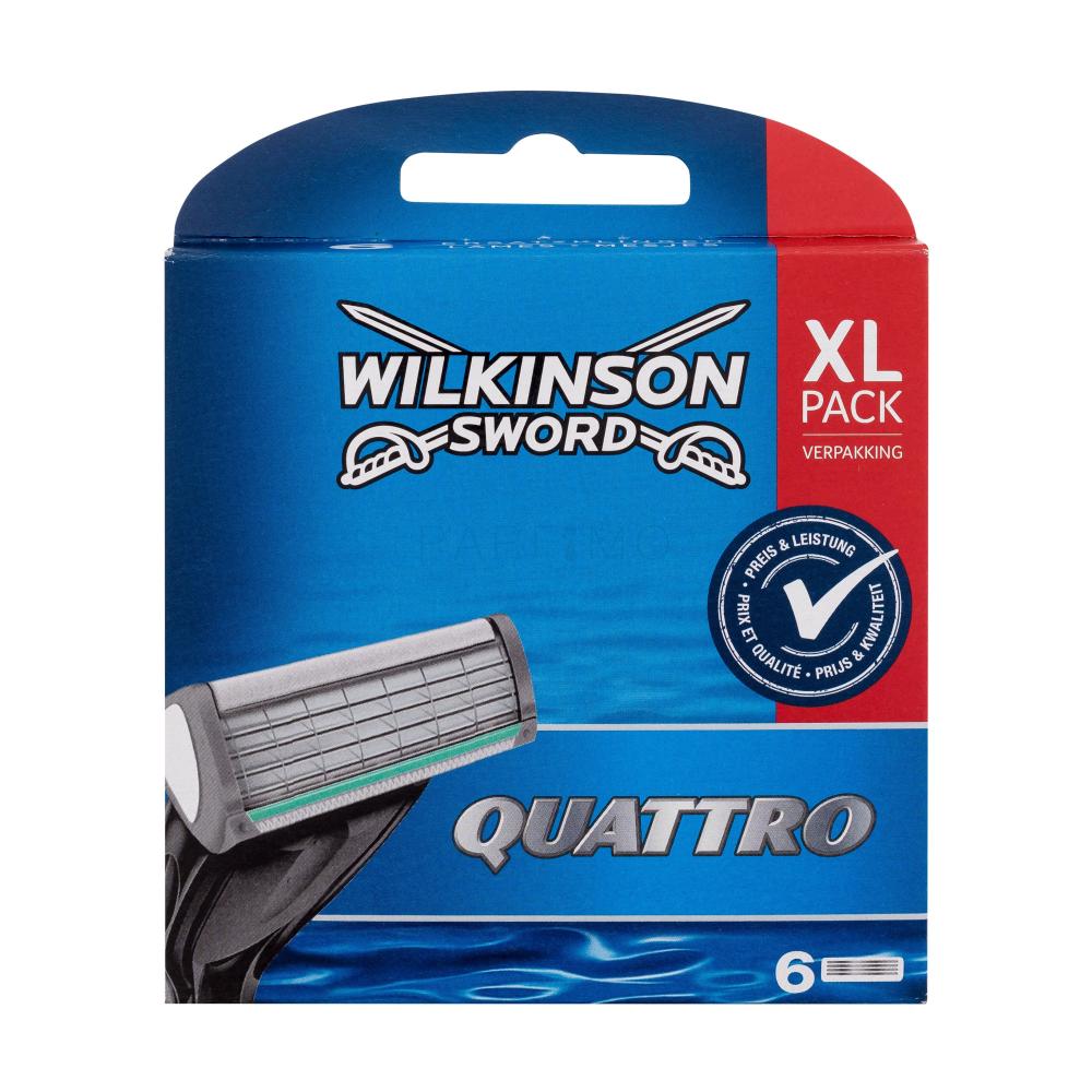 Wilkinson Sword Quattro Nadomestne britvice za moške Set