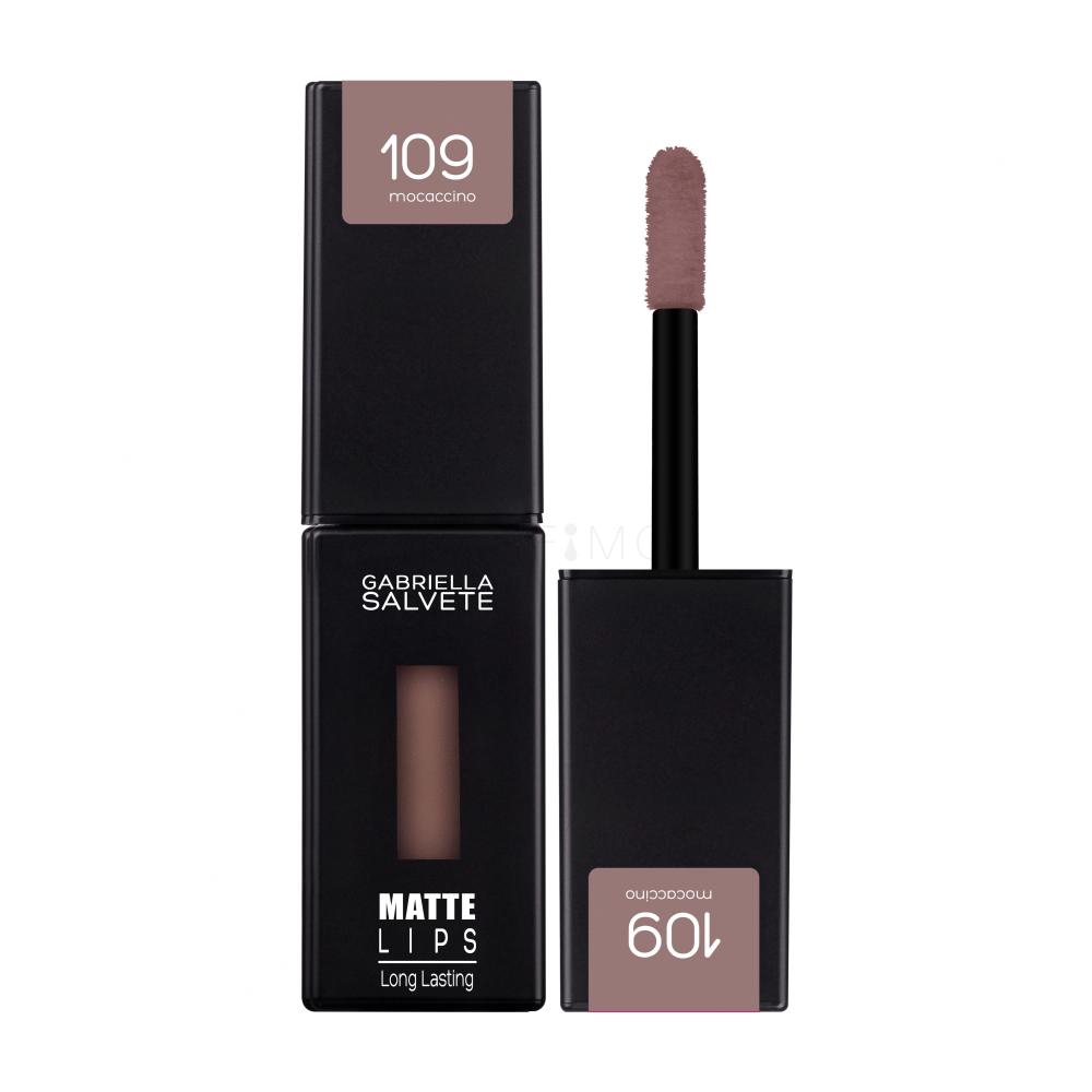 Gabriella Salvete Matte Lips Šminka za ženske 4,5 ml Odtenek 109 Mocaccino
