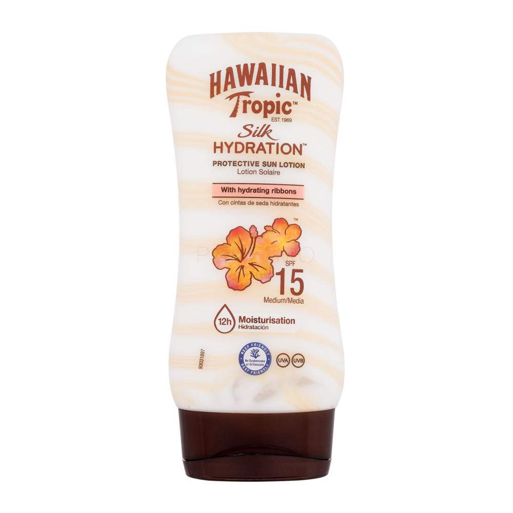Hawaiian Tropic Silk Hydration Protective Sun Lotion SPF15 Zaščita pred soncem za telo 180 ml