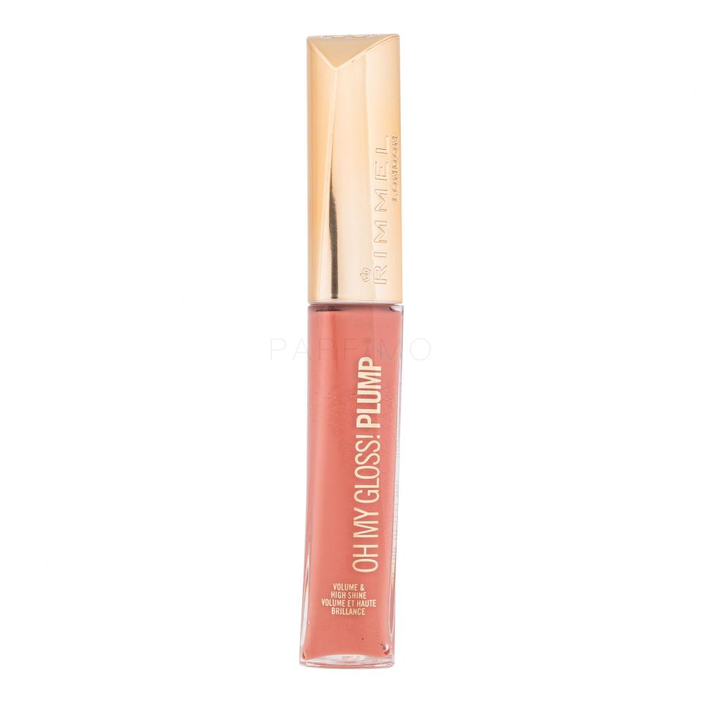 Rimmel London Oh My Gloss! Plump Glos za ustnice za ženske 6,5 ml Odtenek 531 Peach Pie