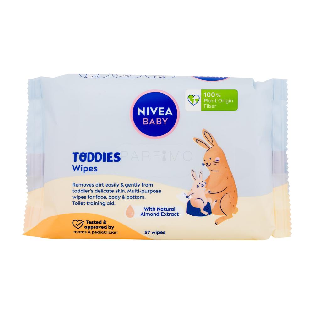 Nivea Baby Toddies Čistilni robčki za otroke 57 kos