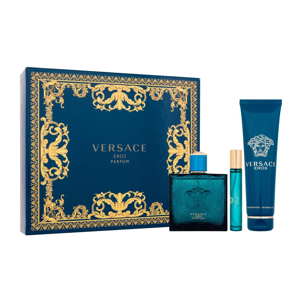 Versace Eros Darilni set parfum 100 ml + parfum 10 ml + gel za prhanje 150 ml