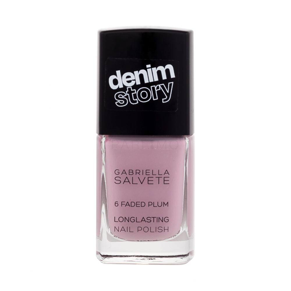 Gabriella Salvete Denim Story Longlasting Nail Polish Lak za nohte za ženske 11 ml Odtenek 06 Faded Plum