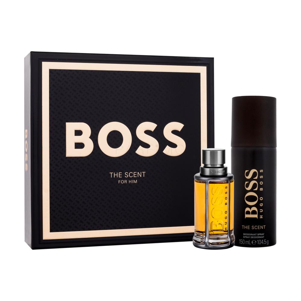 HUGO BOSS Boss The Scent 2015 SET3 Darilni set toaletna voda 50 ml + deodorant 150 ml