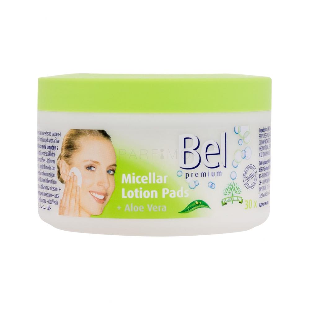 Bel Premium Micellar Lotion Pads + Aloe Vera Blazinice za odstranjevanje ličil za ženske Set