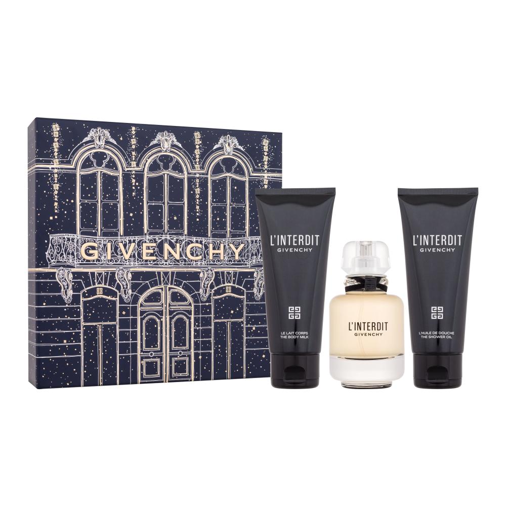 Givenchy L'Interdit Darilni set parfumska voda 50 ml + losjon za telo 75 ml + oljni gel za prhanje 75 ml