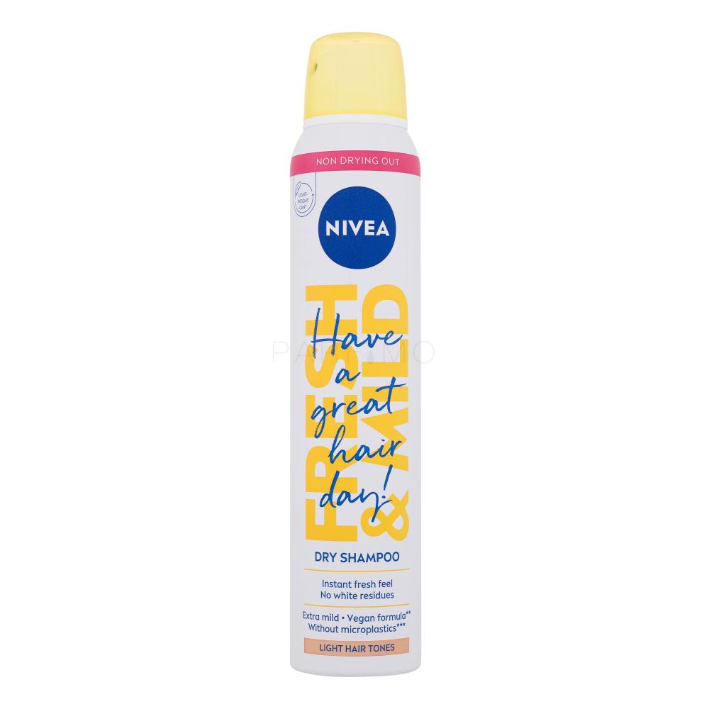 Nivea Fresh & Mild Light Hair Tones Dry Shampoo Suhi šampon za ženske 200 ml