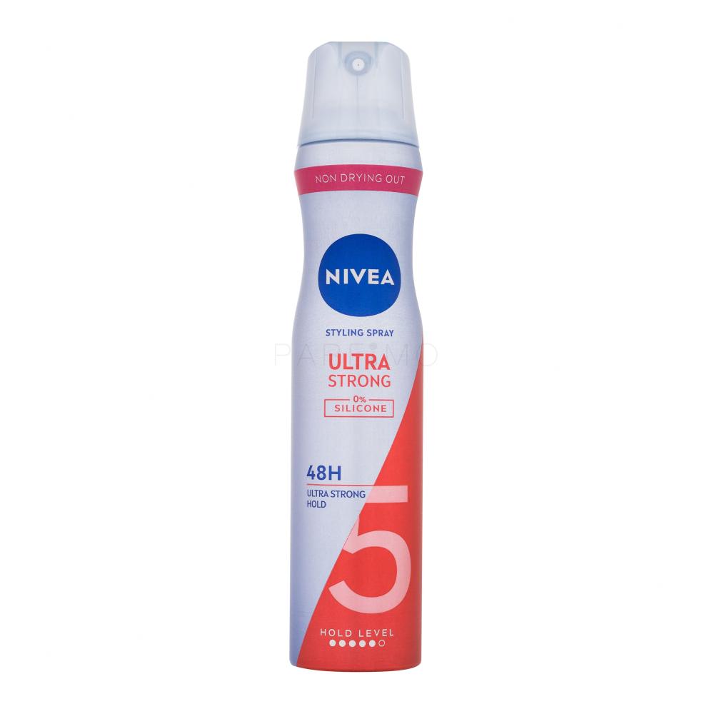 Nivea Ultra Strong Styling Spray Lak za lase za ženske 250 ml