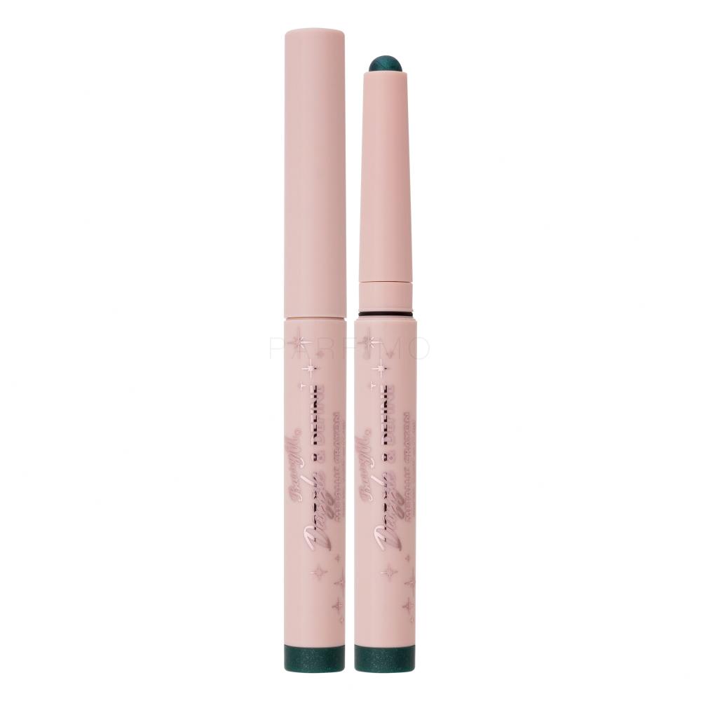 Barry M Dazzle & Define Metallic Crayon Senčilo za oči za ženske 1,4 g Odtenek Galactic Teal