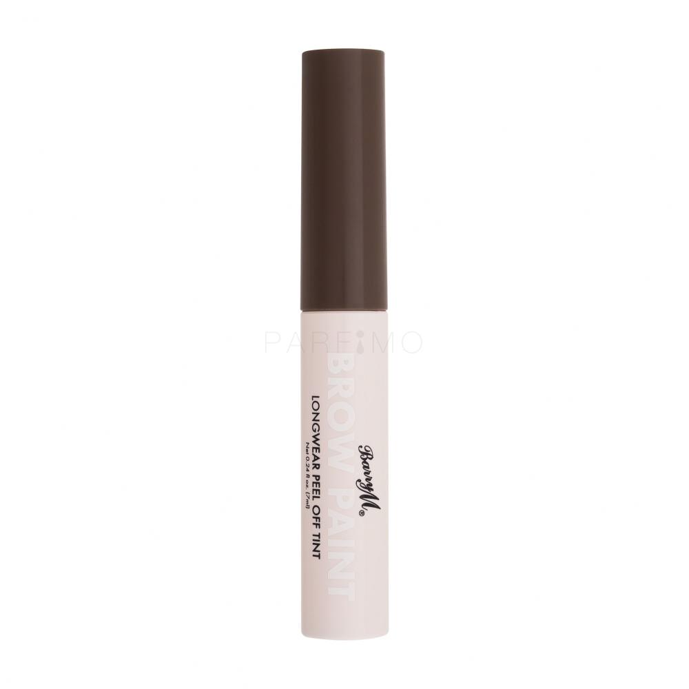 Barry M Brow Paint Longwear Peel Off Tint Barva za obrvi za ženske 7 ml Odtenek Black