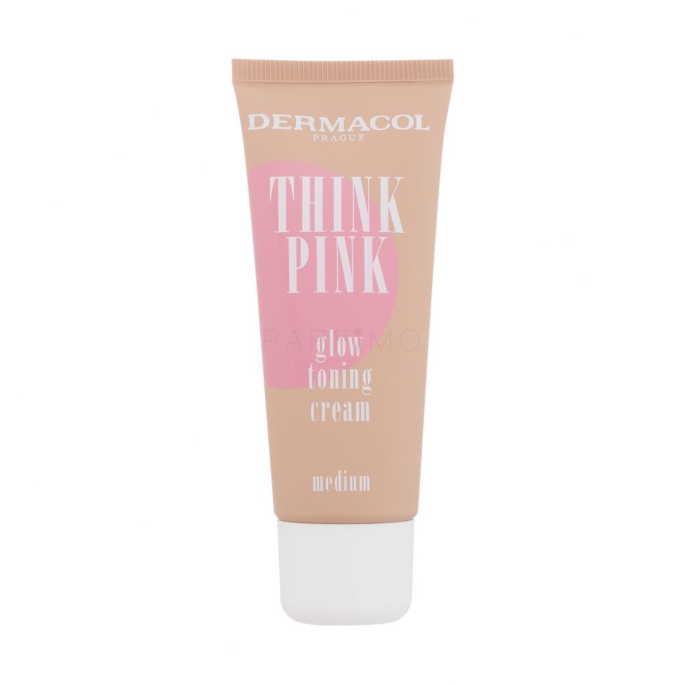 Dermacol Think Pink Glow Toning Cream BB krema za ženske 30 ml Odtenek 2 Medium