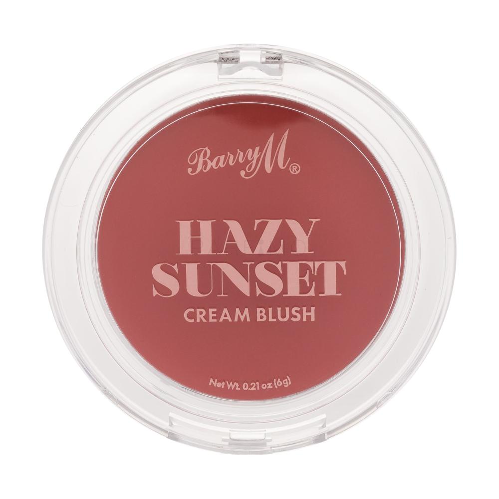 Barry M Hazy Sunset Cream Blush Rdečilo za obraz za ženske 6 g Odtenek Horizon Glow