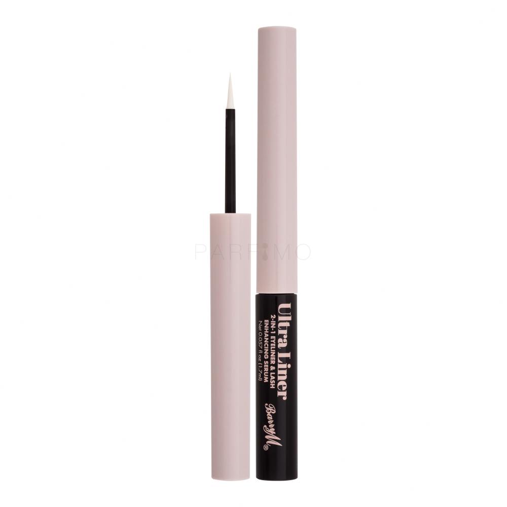 Barry M Ultra Liner 2-in-1 Eyeliner & Lash Enhancing Serum Črtalo za oči za ženske 1,7 ml Odtenek White