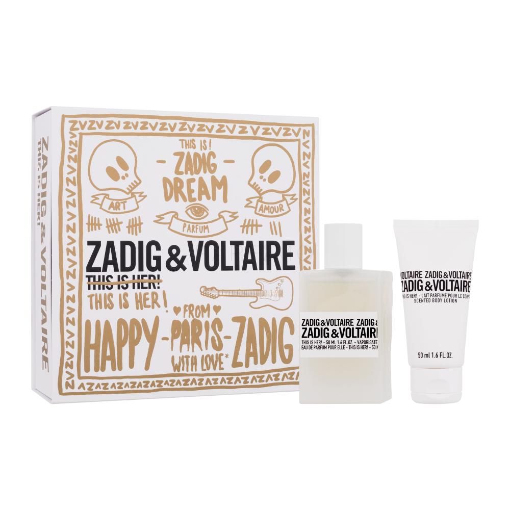 Zadig & Voltaire This is Her! Darilni set parfumska voda 50 ml + losjon za telo 50 ml