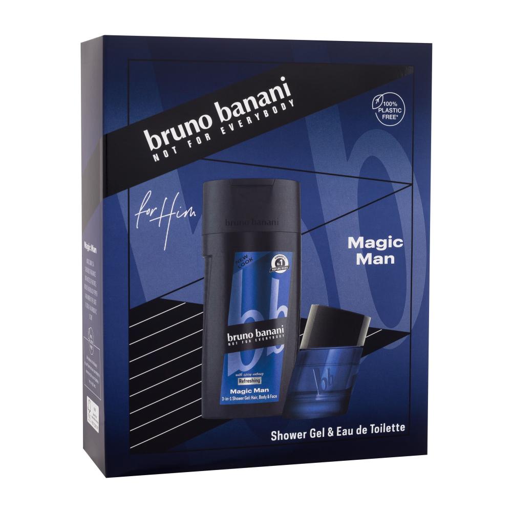 Bruno Banani Magic Man Darilni set toaletna voda 30 ml + gel za prhanje 250 ml