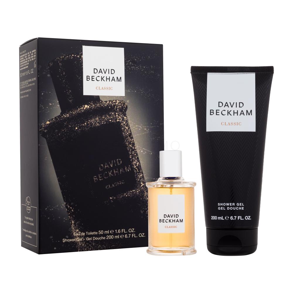 David Beckham Classic Darilni set toaletna voda 50 ml + gel za prhanje 200 ml