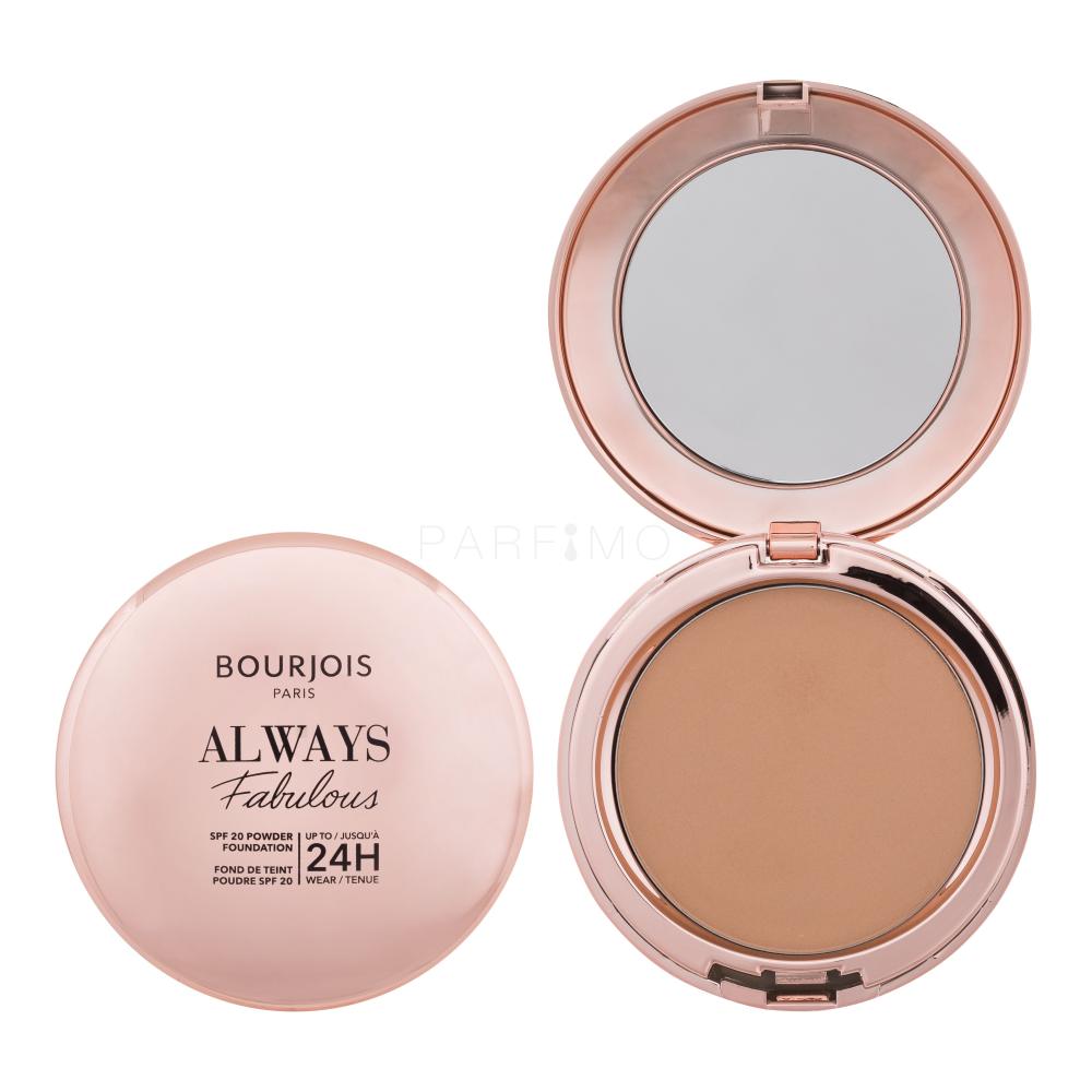 BOURJOIS Paris Always Fabulous Powder Foundation SPF20 Puder za ženske 7 g Odtenek 210 Vanilla