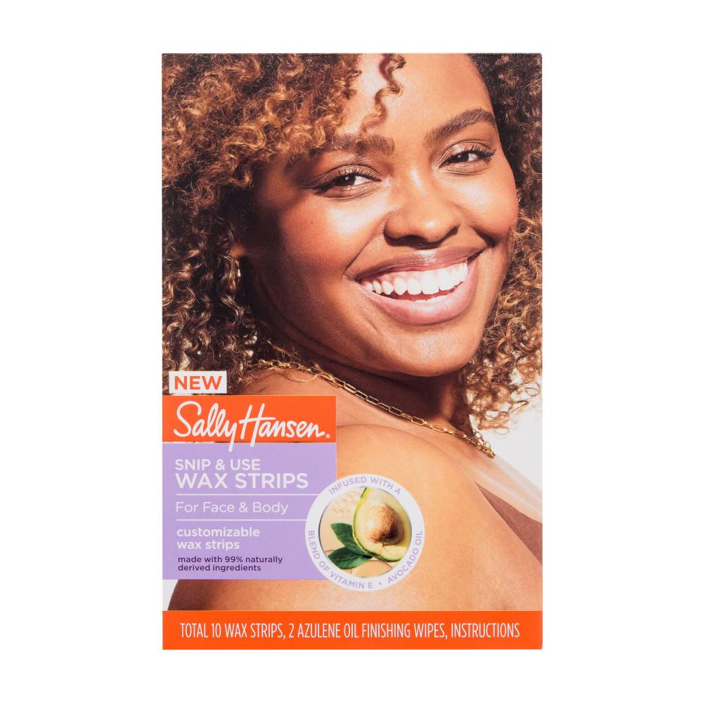 Sally Hansen Wax Strips Snip & Use For Face & Body Izdelki za depilacijo za ženske Set