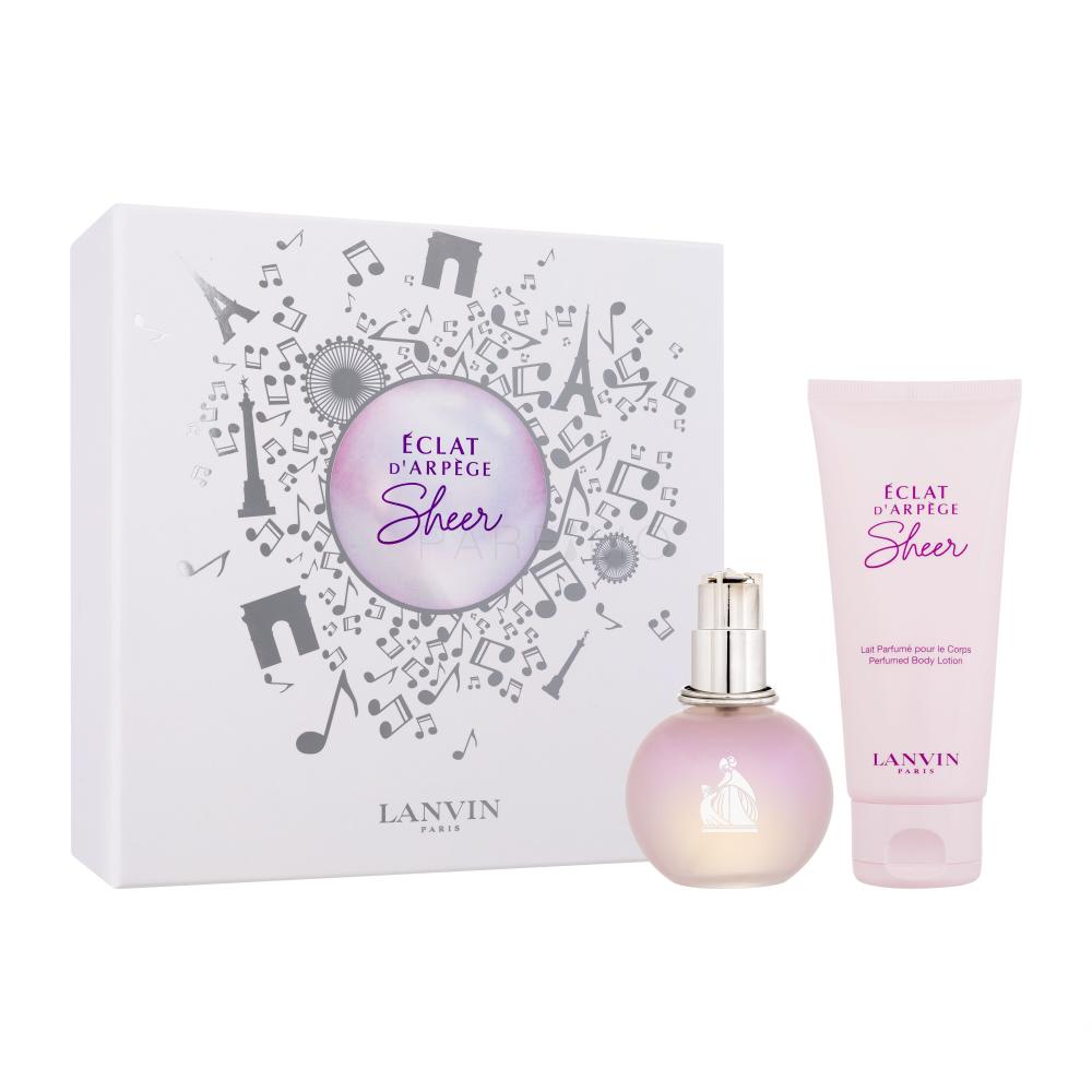 Lanvin Éclat D'Arpege Sheer Darilni set toaletna voda 50 ml + losjon za telo 100 ml