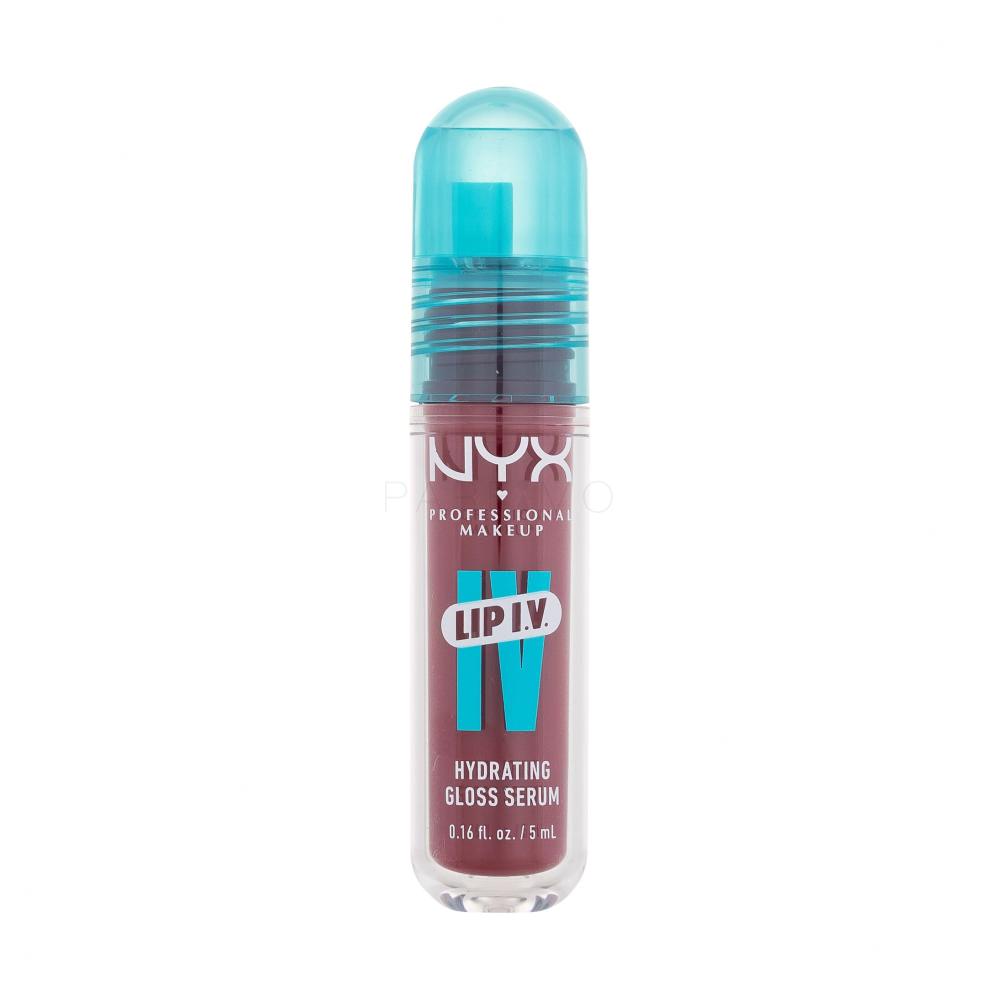 NYX Professional Makeup Lip I.V. Hydrating Gloss Stain Glos za ustnice za ženske 5 ml Odtenek 13 Cranberry Splash