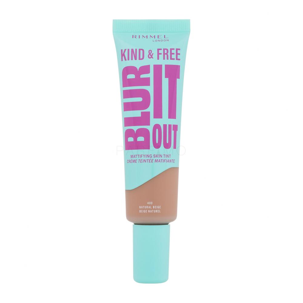 Rimmel London Kind & Free Blur It Out Mattifying Skin Tint Puder za ženske 30 ml Odtenek 400 Natural Beige
