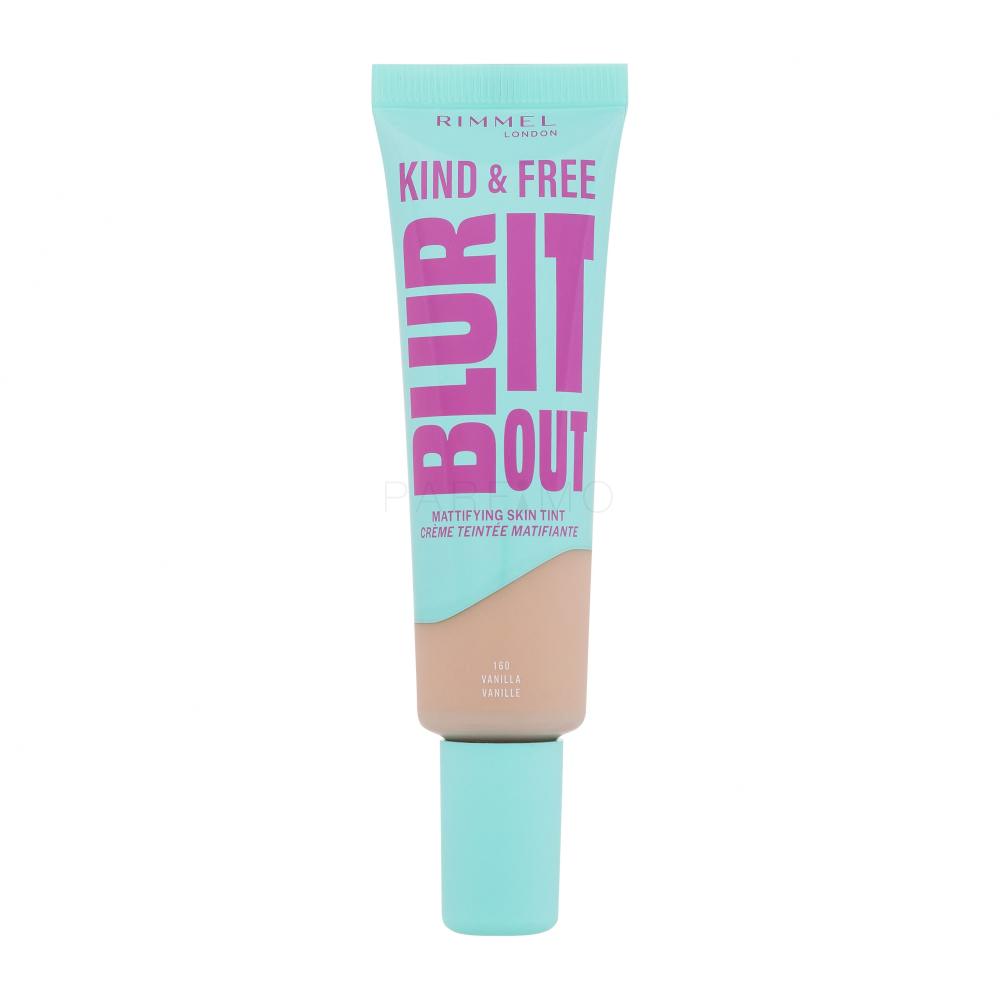 Rimmel London Kind & Free Blur It Out Mattifying Skin Tint Puder za ženske 30 ml Odtenek 160 Vanilla