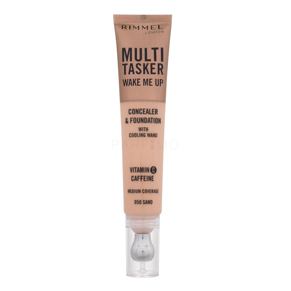 Rimmel London Multi Tasker Wake Me Up Concealer & Foundation Korektor za ženske 20 ml Odtenek 050 Sand