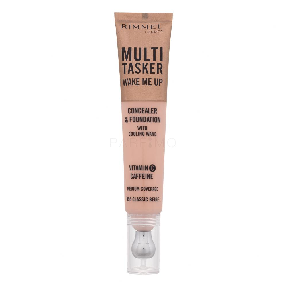 Rimmel London Multi Tasker Wake Me Up Concealer & Foundation Korektor za ženske 20 ml Odtenek 055 Classic Beige