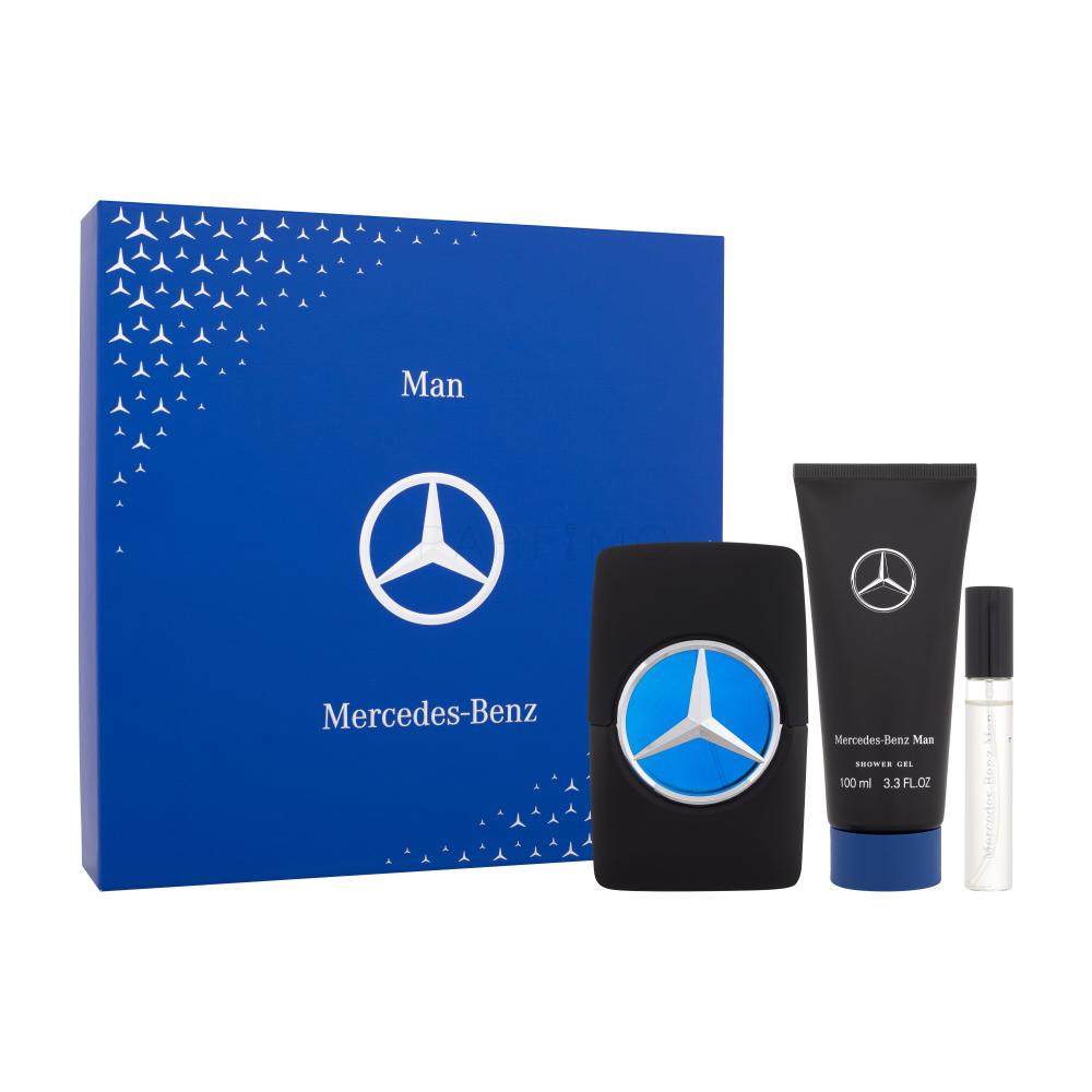 Mercedes-Benz Man Darilni set toaletna voda 100 ml + gel za prhanje 100 ml + toaletna voda 10 ml