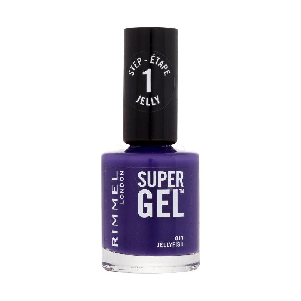 Rimmel London Super Gel STEP1 Lak za nohte za ženske 12 ml Odtenek 017 Jellyfish