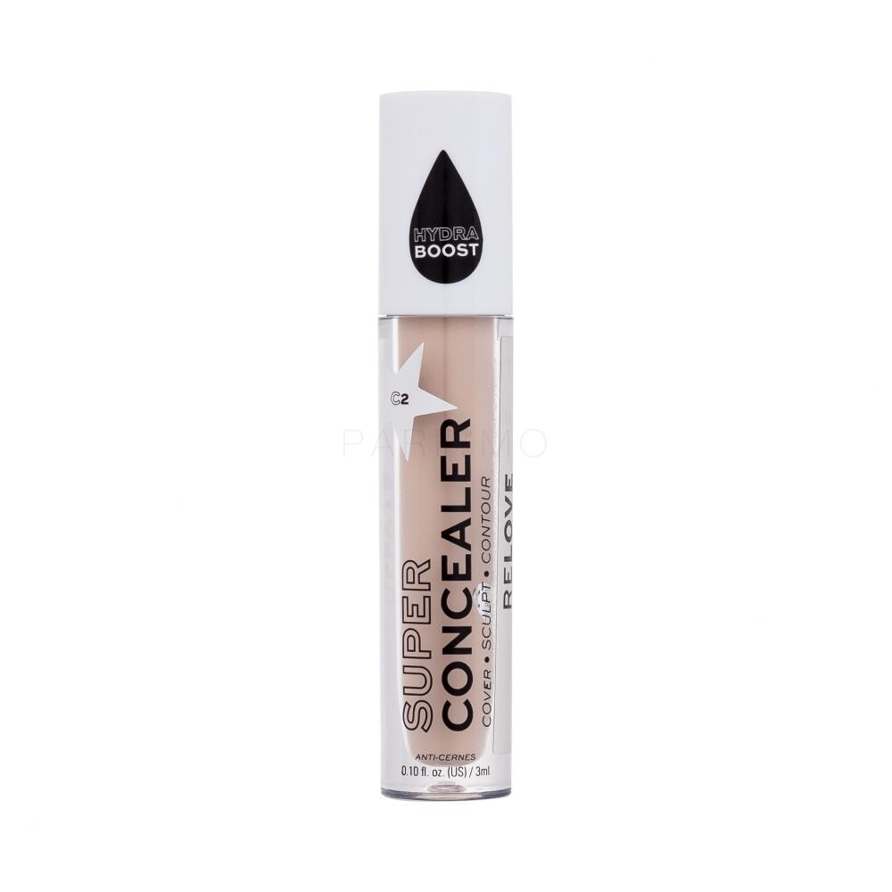 Revolution Relove Super Concealer Korektor za ženske 3 ml Odtenek C2