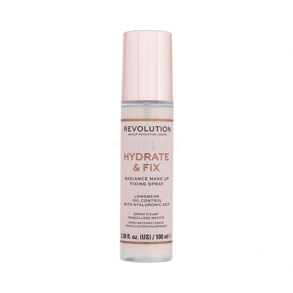 Makeup Revolution London Hydrate & Fix Radiance Make Up Fixing Spray Fiksator za ličila za ženske 100 ml