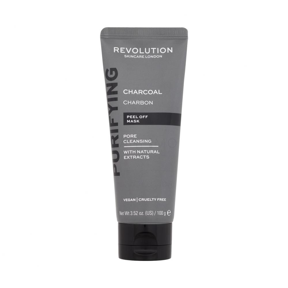 Revolution Skincare Purifying Charcoal Peel Off Mask Maska za obraz za ženske 100 g
