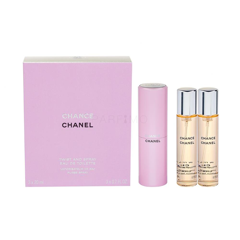 Chanel Chance Toaletna voda za ženske "zasuči in razprši" 3x20 ml