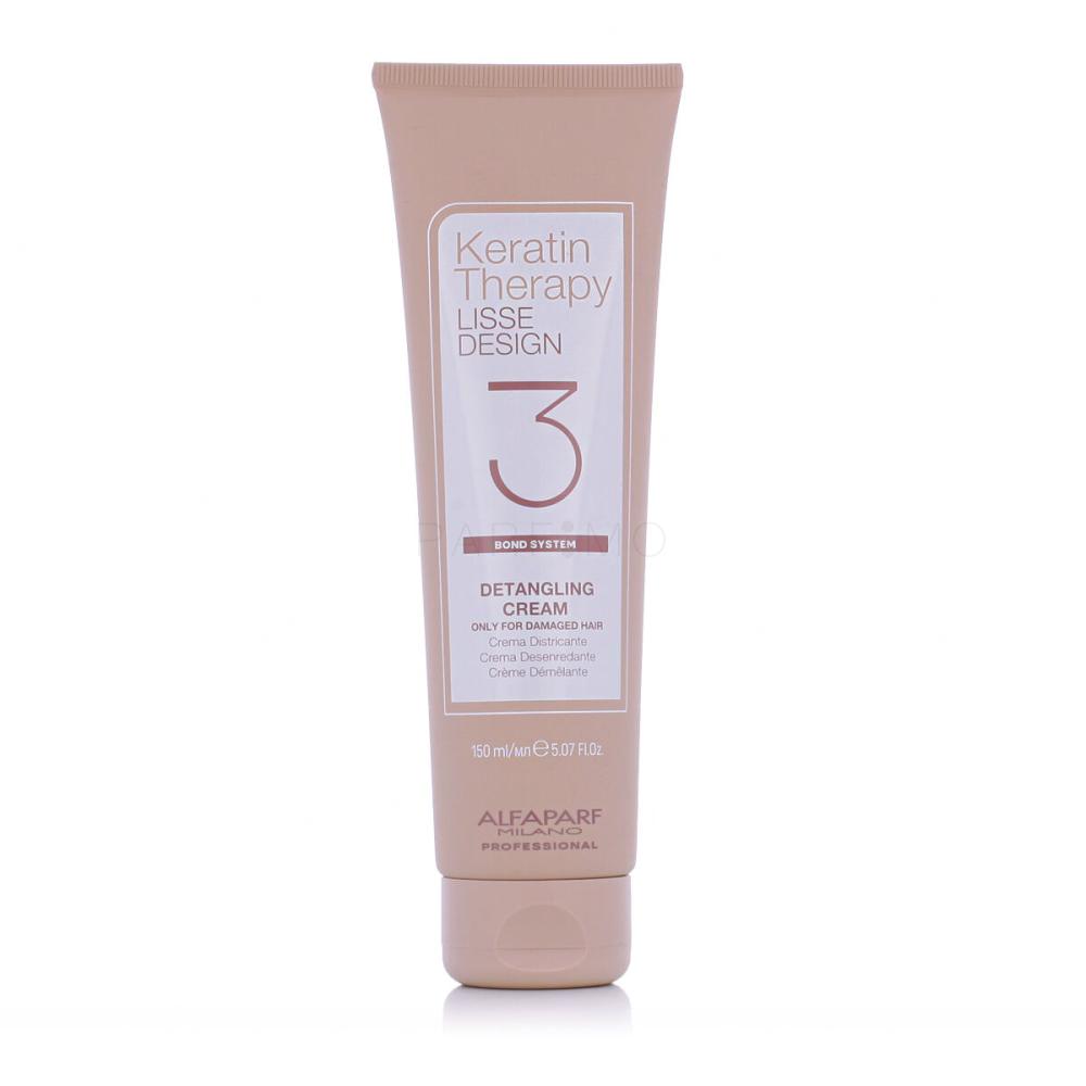 ALFAPARF MILANO Keratin Therapy Lisse Design Detangling Cream Krema za lase za ženske 150 ml