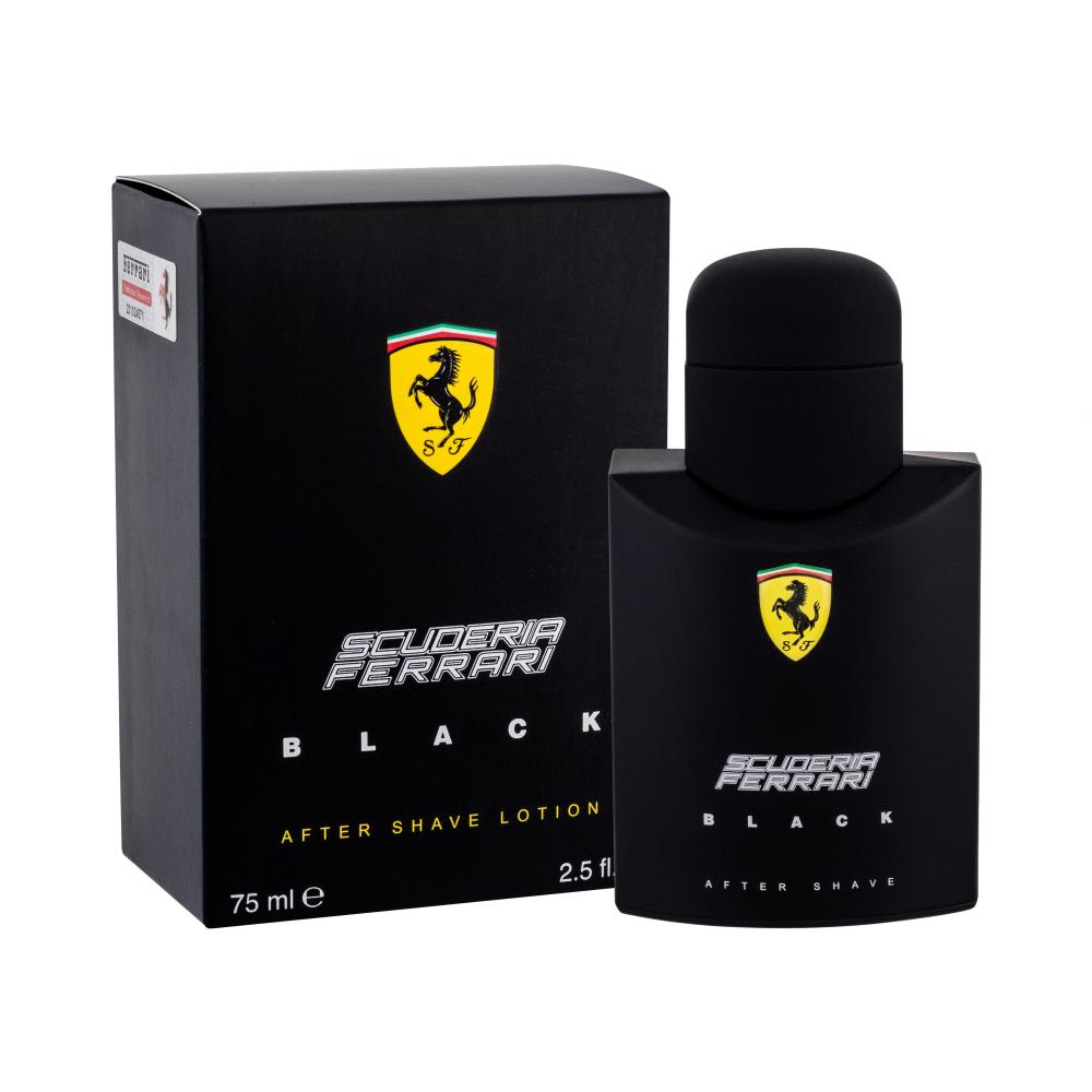 Ferrari Scuderia Ferrari Black Vodica po britju za moške 75 ml