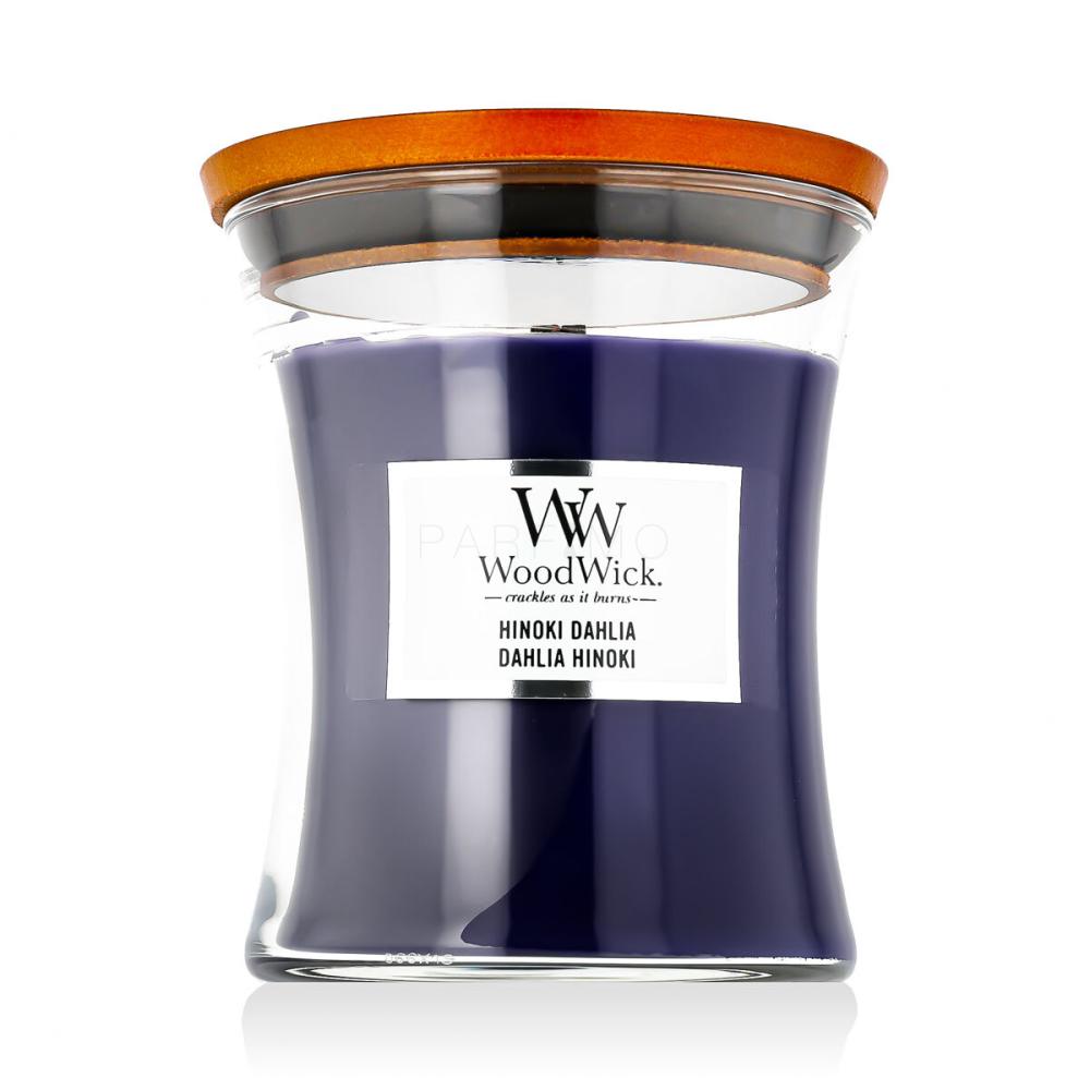 WoodWick Hinoki Dahlia Dišeča svečka 275 g