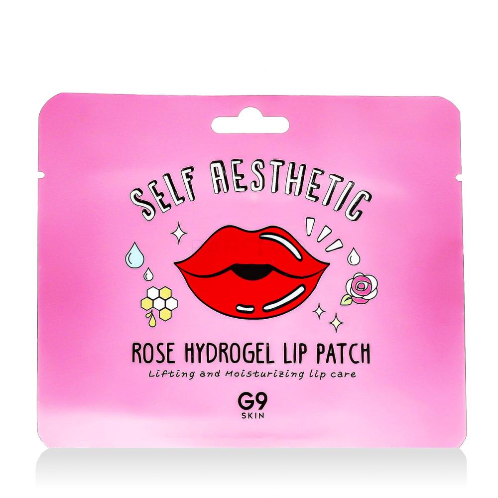 G9SKIN Self Aesthetic Rose Hydrogel Lip Patch Balzam za ustnice 3 g