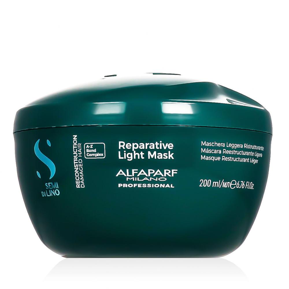 ALFAPARF MILANO Semi Di Lino Reconstruction Reparative Light Mask Maska za lase za ženske 200 ml