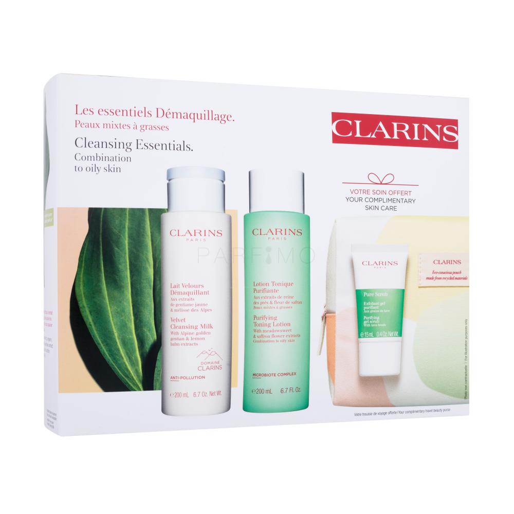 Clarins Cleansing Essentials Darilni set poškodovana škatla